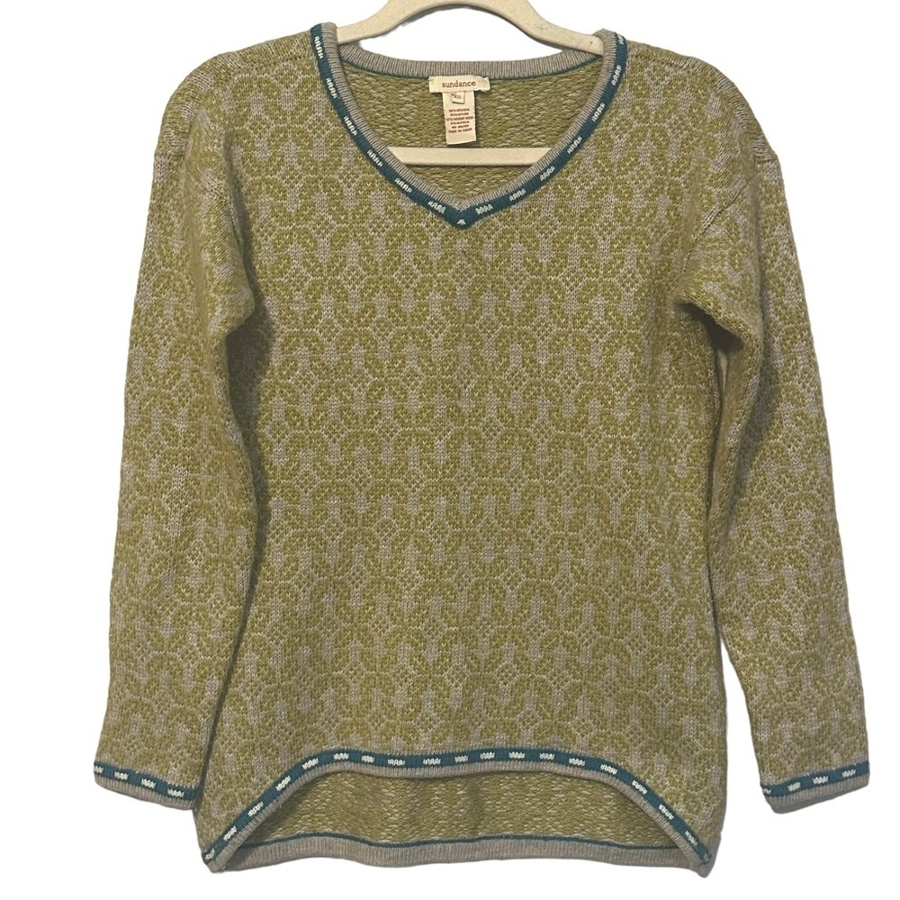 Sundance Chanticleer Alpaca‎ Merino Wool Blend Sweater XS